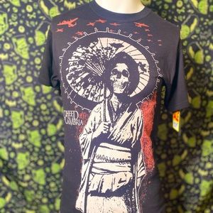 Vintage Y2K Coheed and Cambria geisha skull crewneck T-shirt